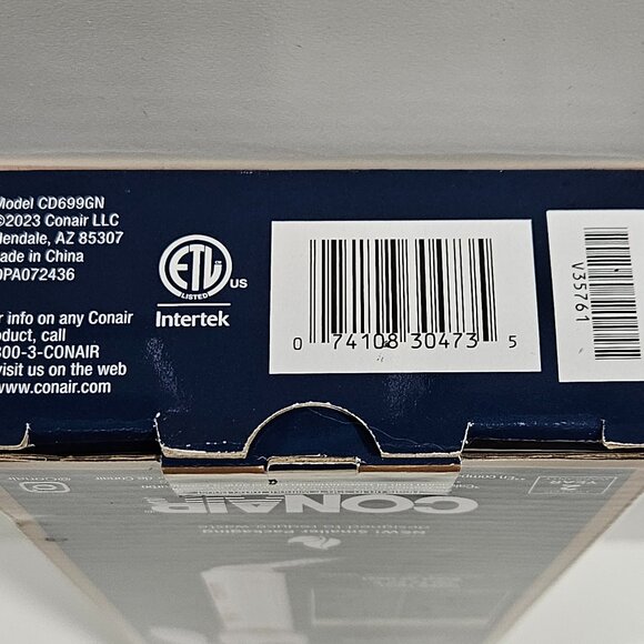 Conair Double Ceramic 1/2" Curling Iron (Open Box, Never Used) - Picture 3 of 3